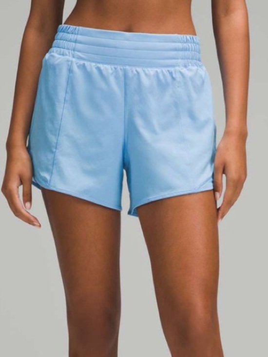 lululemon athletica Pants - 🔥 Lululemon Hotty Hot High-Rise Lined Short 4" Aero Blue SIZE 6
